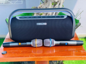 Loa Xách Tay YIBOLANG F3 Pro Công Suất 230W 2 Bass 20 Âm Thanh Cực Khủng Nghe Siêu Hay Tặng Kèm 2 Micro Không Dây Và Phụ Kiện Dây Đeo Chéo Phù Hợp Karaoke Giải Trí Quán Bar Dã Ngoại