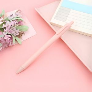 LD-A120 Pena Cetekan Macaroon Pulpen Warna Pastel Tinta Hitam Alat Tulis Sekolah Kantor