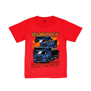 Kaos Baju anak laki laki gambar BIG TRUCK usia 1-12 Tahun