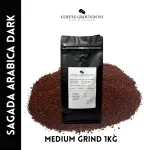 Coffee Grounds PH - Sagada Arabica Dark Roast 1kg | Medium Grind Coffee | Organic Coffee For French Press Coffee Maker