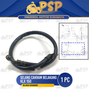 Selang Cakram Belakang KLX 150 (636 cm)- Kabel Cable Cabel Tali Kawat Seling Rem Rim Brake Cakram