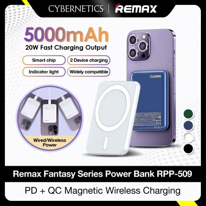 REMAX---RPP-509 5000mAh FANTASY SERIES 20W PD+QC MAGNETIC WIRELESS ...