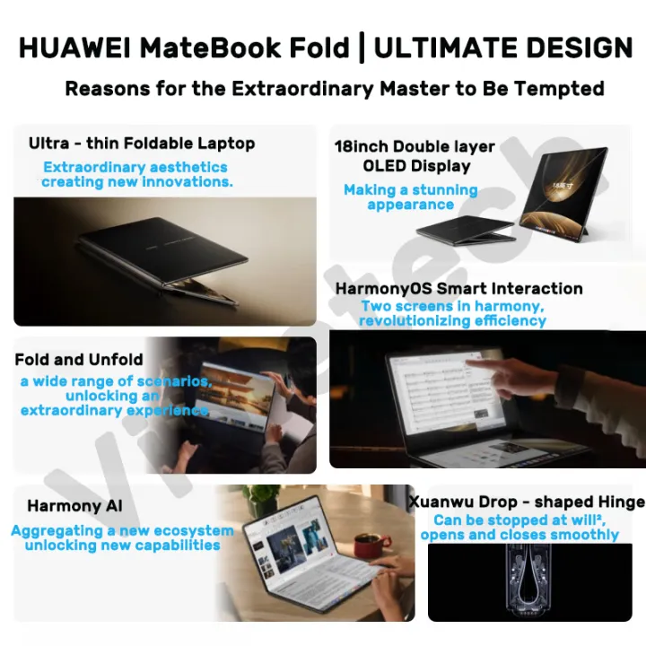 HUAWEI MateBook Fold | ULTIMATE DESIGN Laptop/HUAWEI MateBook Laptop ...