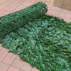 ELITEYA Artificial Plant 0.5X1M Balcony Fence Garden Plant Fence Home Decoration Outdoor Hedge Artificial Green Leaf