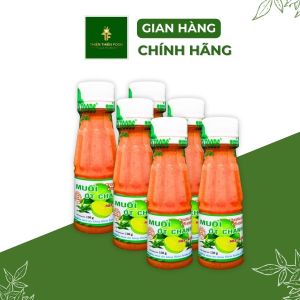 Combo 6 Chai Muối Ớt Chanh 130g Thiên Thiên Food (Đỏ) - Đặc Sản Nha Trang