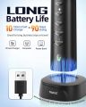 Electric Toothbrush for Adults, Sonic Toothbrush with 3 Intensity Levels & 5 Modes, One Charge for 90 Days, Rechargeable Electric Toothbrush with 6 Toothbr. 