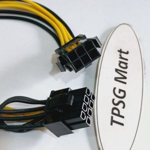 Cáp chuyển nguồn 6 Pin ra 8 Pin / Nối dài nguồn 6 Pin (2 Pin tách rời) / Dài 20Cm