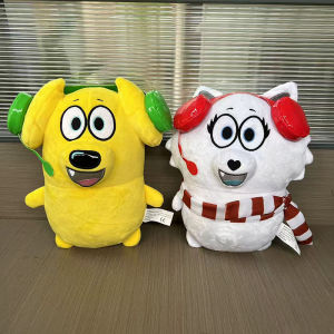 Anime Tyler and Snowi Snuggle Bundle Plush Toy Cartoon Sprunki Animals Plushie Stuffed Dolls Decoration Birthday Christmas Gifts