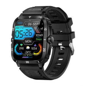 (HD1)Waterproof shock-resistant smart watch for modern men  Jam pintar kalis air jam tangan pintar tahan gegaran lelaki moden