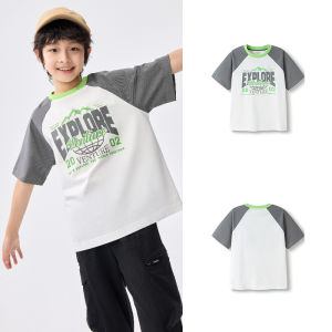 balabala Boys Short Sleeve T-Shirt Half Sleeve Quick Dry Top Summer Trendy