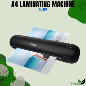 Printleaf - QUAFF A4 Laminating Machine SL-280 BLACK ( Max Laminate 125 microns )