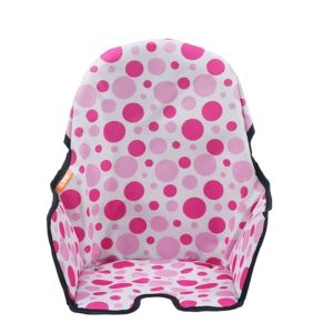 VERIDIAI Breathable Baby Dining Chair Seat Cover Comfortable Soft Infant High Chair Cushion Washable Polka Dots Breathable Pad Liner Summer