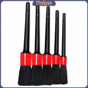 Talao 5PCS Car Detailing Brushes Car Wash Slit Brush Clean Seat Detail Brush for Cleaning Car Interior Ext