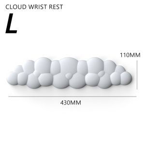 Cloud Keyboard Wrist Pad Mouse Pad Wrist Rest Pad Bantalan Cloud keyboard wrist pad typing Mousepad Aksesoris Komputer & Laptop
