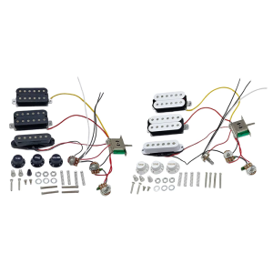 Prewired HSH phím Guitar Bộ phận thay thế Set với 5 cách công tắc chuyển đổi cho âm thanh chuyên nghiệp trên guitar điện