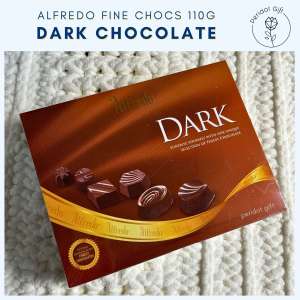 Alfredo Fine Selection 110g Chocolate Box - Coklat Dark Milk White Green Tea HALAL