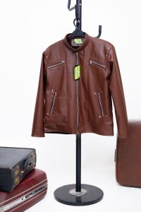 jaket kulit sintesis premium jaket kulit murah jaket kulit pria korean style