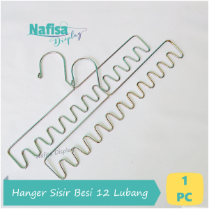 Hanger Sisir Besi 12 Lubang Untuk Gantungan Hanger Nafisa Display