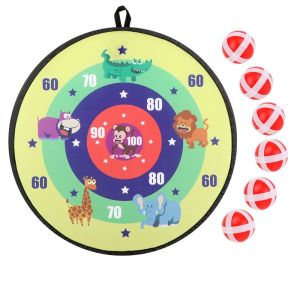 Topstudio BabyGo Childrens Sticky Ball Plate Set Sticky Ball Target Throwing Ball Plate Outdoor Game Childrens Toys