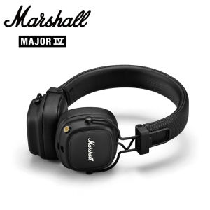 【COD】หูฟัง Marshall Major IV พกพาแบบครอบหูดั้งเดิม หูฟังบลูทูธไร้สายตัดเสียงรบกวน พร้อมไมโครโฟน เบสหนัก คุณภาพเสียงสูง