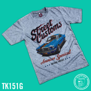 เสื้อยืดคอกลมแขนสั้น ผ้าTK พิมพ์ระบบ Sublimation นุ่ม สวมใส่ สบาย ระบายอากาศไม่ร้อน ( รหัสสินค้า TK 151 )