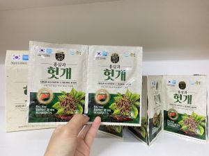 [CHÍNH HÃNG] Hồng sâm bổ gan NogHuyp Hàn Quốc dạng nước gói 50ml - giúp thải độc gan thanh lọc cơ thể giảm mụn trứng cá nóng trong người