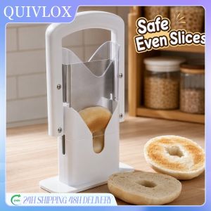 Bagel Slicer Cutter Safe Handheld Kitchen Tool Bread Baking Accessory Home Use