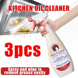 【COD】600ml Kitchen Grease Foam Spray 500ml Removes Oil/Stains/Baked Grease on Stove/Hood