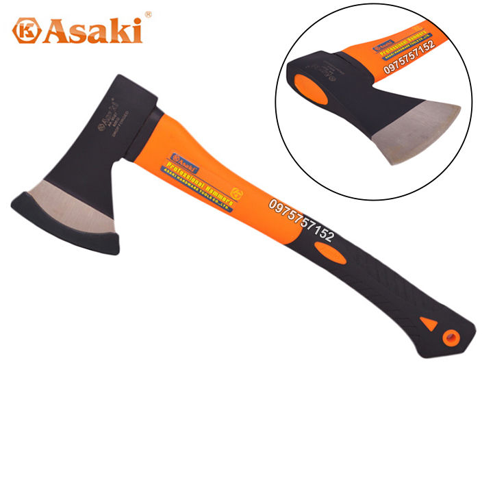 Búa Rìu Asaki bổ củi, chặt cây, làm vườn, thoát hiểm, cứu hộ, dã ngoại ...