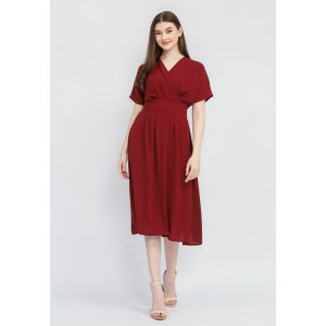 Urban Exchange Cecilia Dark Red Dress
