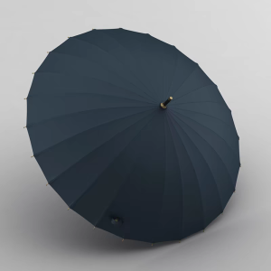 (SG Seller) Olycat 24 Ribs Wooden Umbrella Windproof Strong Long Handle Big Umbrella Large Golf Umbrella Business Umbrella C12-YJ61
