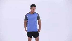 2026 Dry Fit T Shirts For Men Sports And Fitness Mens T-Shirts Casual Short-Sleeved Tops Running Quick-Drying T-Shirts For Men