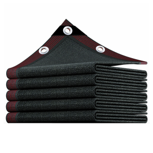 ตาข่ายบังแดดแบบเกษตร ตาข่ายกันแดดแบบหนาเข้ารหัสสีดํา