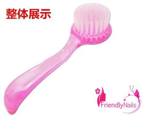 แปรงขัดมือ-เท้า กลมชมพู ขนนุ่ม ไม่บาดผิว