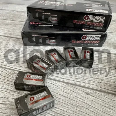 AlQolam SATU PACK ( 40 PCS ) Penghapus Goztar / Parko Kecil Hitam / Penghapus Opini Kecil Hitam