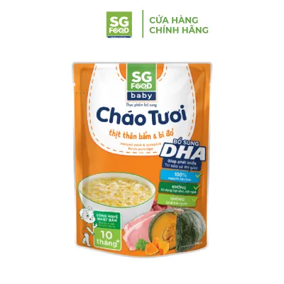 Cháo Tươi Baby Sài Gòn Food ThịT Thăn Bằm & Bí Đỏ 240G