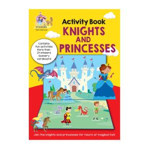 Knights and Princesses Fun Activity Book with Pop Up Stickers & Play Scene for Kids to Match & Learn