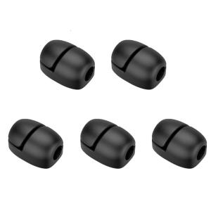 5 cái kẹp cáp tổ chức Dây cáp máy tính để bàn cơ sở quản lý chốt móc Silicone thực tế dây nguồn kẹp tổ chức