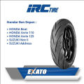 IRC 100 80 14 Exato NR 88 Tubeless Ban luar motor Matic vario beat FREE PENTIL. 