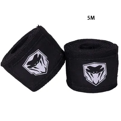 1Pair 3M/5M Boxing Bandages MMA Muay Thai Kick for Training Bandages Boxing Hand Wrap Strap Pembalut Tangan