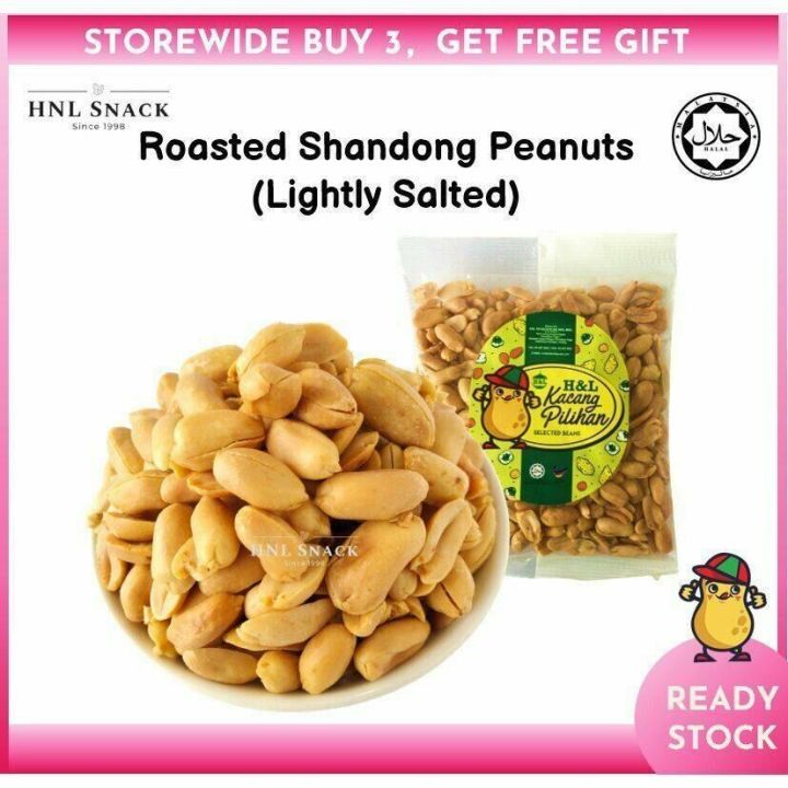 Borong Handl Kacang Shandong Halal Fresh Roasted Peanut Nuts Lightly