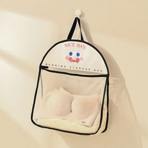 1PCS Hanging Storage Organizer Reusable Bag For Bra Clothes Brown/Black Wardrobe Organization