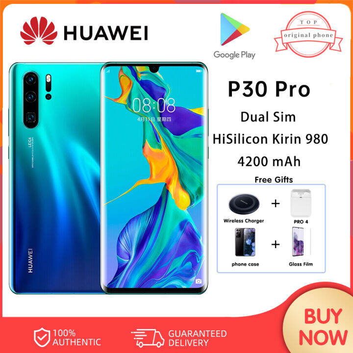 Huawei P30 Pro Smartphone 8gb Ram + 128   256gb Rom 6.47'' Dual Sim Nfc 