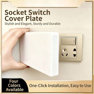 UTOPUS Ultra-thin Switch Socket Cover ABS 176X90MM Decorative Panel Plate Home Hardware Blank Panel Cover