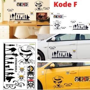 WALL STIKER TEMBOK STIKER ONEPIECE ONE PIECE HIASAN TEMPELAN WALLSTICKER LUZZY LUZY ZORO DEKORASI KAMAR TIDUR RUANG TAMU PINTU JENDELA MOTIF TEMA KARTUN KARAKTER SETIKER POSTER WALLPAPER MANGA ANIME BAJAK LAUT ONEPIECE ONE PIECE WANTED