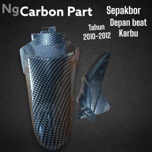 Spakbor Depan atas honda beat karbu carbon
