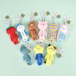 Cute Yukio Doll Keychain Kawaii Plush Stress Toy Keychains Bag Pendant Car Key Ring Funny Gifts ﻿