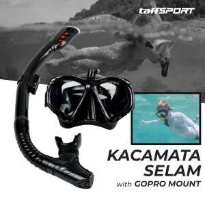 COD TaffSPORT Kacamata Selam Scuba Diving Snorkeling with GoPro Mount AS304 / Kacamata Selam Scuba Diving Anti Karat Dewasa Kacamata Diving Snorkeling