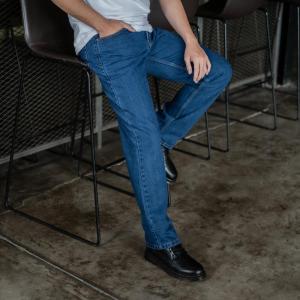 Celana Jeans Pria Reguler Premium - Basic Long Denim Pants Standar Size S-3XL