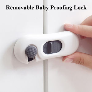 Removable Baby Proofing Lock Self Adhesive Baby Security Lock Child Safety Refrigerator Lock